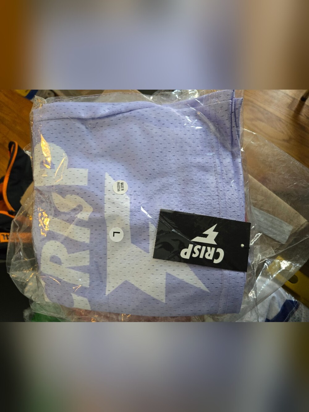 CRISPY NYC Lavender Athletic Jersey - Large